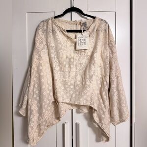 Magnolia Pearl Crochet Cambria Top 2158 in zmoonlight